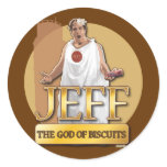 Jeff - The God of Biscuits stickers