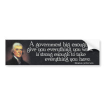 JEFFERSON: Beware of Big Government bumper stickers