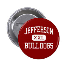 Jefferson - Bulldogs - High - Jefferson Texas Button