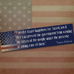 Jefferson: I predict happiness for America