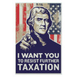 Jefferson I Want You Tax Resistance Flyer
