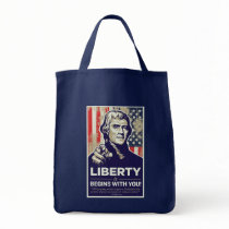 Jefferson Liberty Begins With You Bags
