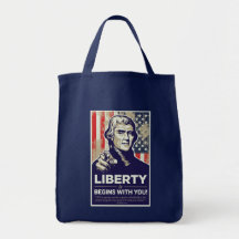 Jefferson Liberty Begins With You Bags