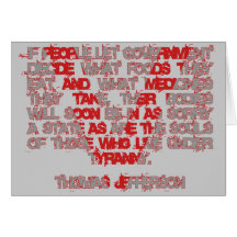 Jefferson on Food and Medicine Card