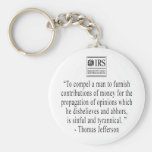 Jefferson Quote keychain