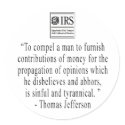 Jefferson Quote sticker