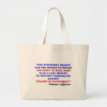 jefferson quote tote bag