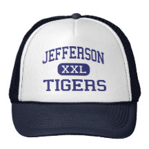 Jefferson - Tigers - High - Fayette Mississippi Mesh Hats