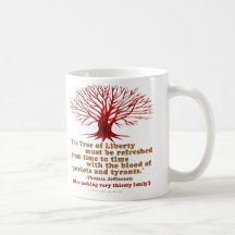 Jefferson Tree of Liberty Coffee Mugs