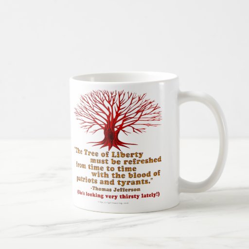 Jefferson Tree of Liberty Coffee Mugs