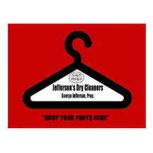 Jefferson's Dry Cleaners Post Card