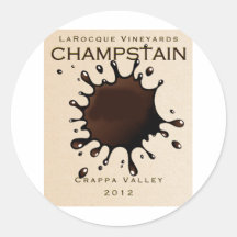 Jeffrey LaRocque Vineyards Champstain Stickers