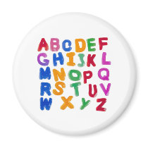 Jelly alphabets magnets