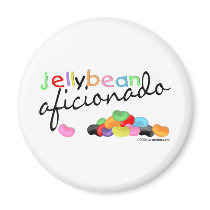 Jelly Bean Aficionado Refrigerator Magnets