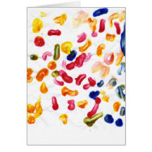 JELLY BEAN CRAZE GREETING CARD