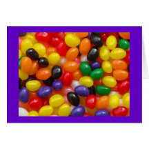 Jelly Bean Happy Easter card