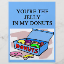 jelly doughnuts lovers flyers