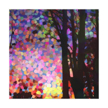 Jellybean Skies Stretched Canvas Print