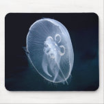 Jellyfish Bright Translucent Blue Mouse Pads