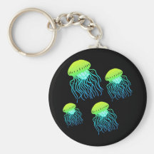 Jellyfish Key Chains