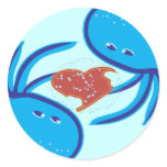 jellyfish love bubble share badge sticker stickers
