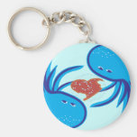 jellyfish love bubble share keychain