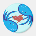 jellyfish love bubble share magnet