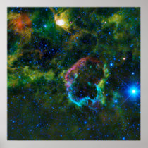 Jellyfish Nebula Supernova Remnant IC 443