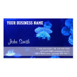 Jellyfish Ocean Blue business card