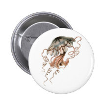 Jellyfish Pinback Buttons