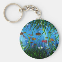 Jellyfish Swamp Key Chain