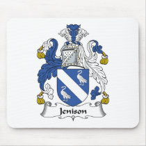 Jenison Family Crest Mouse Mats