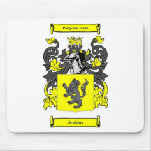 Jenkins (English) Coat of Arms Mouse Pads