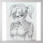 Jenna's anime sketch posters