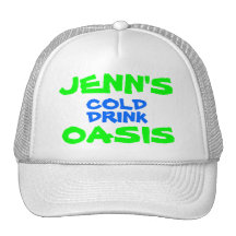 JENN'S COLD DRINK OASIS TRUCKER HAT
