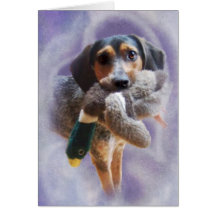Jenny and her Duckie Greeting Card