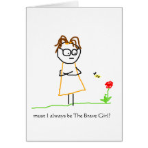 jenny quips:  brave girl greeting cards