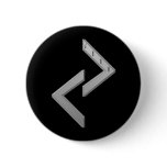 Jera Rune grey Pinback Button