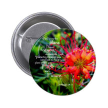 Jeremiah 29:11 A Hope and a Future Pinback Buttons