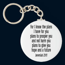 Jeremiah 29:11 keychains