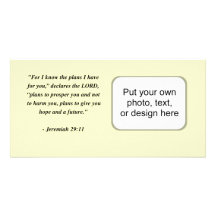 JEREMIAH 29:11 PICTURE CARD
