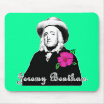 Jeremy Bentham with Tropical Flower Mouse Pads