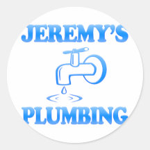 Jeremy's Plumbing Sticker