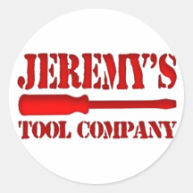 Jeremy's Tool Company Round Stickers