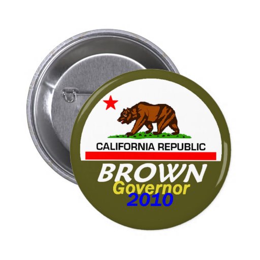 Jerry BROWN 2010 Button