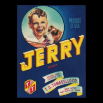 jerry label large poster posters