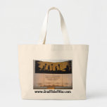 Jersey Barrier Memorial/Garfield Quote Canvas Bag