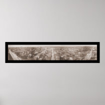 Jersey City NJ Panview Photo 1909 Posters