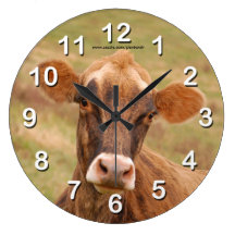 Jersey Cow Wall Clock