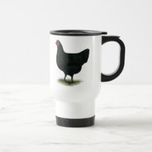 Jersey Giant:  Black Hen Coffee Mugs